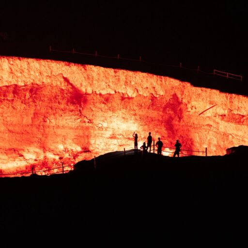 Visit Turkmenistan – Darvaza Gas Crater in the Karakum Desert