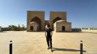 Japanese Tourist at Yusuf Hamadani Complex in Ancient Merv