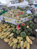 3 Day Turkmenistan Tour from Ashgabat: Darvaza & Night Train to Bukhara Turkmen Melons and Watermelons at Russian Bazaar
