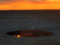5 Day Turkmenistan Tour from Khiva: Darvaza, Ashgabat & Merv Darvaza Gas Crater at Sunrise and Yurt Camp in Turkmenistan