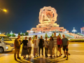 4 Day Turkmenistan Tour: Farab to Shavat via Merv, Ashgabat & Darvaza Tour Group at Alem Center in Ashgabat