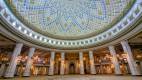 4 Day Turkmenistan Tour: Farab to Shavat via Merv, Ashgabat & Darvaza Interior of Turkmenbashi Ruhy Mosque