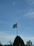 1 Day Turkmenistan Tour from Khiva: Dashoguz & Kunya-Urgench National Flag of Turkmenistan in Ashgabat
