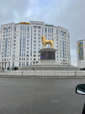 Alabay Dog Monument in Ashgabat