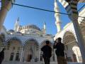 4 Day Turkmenistan Tour: Farab to Shavat via Merv, Ashgabat & Darvaza Japanese Tourists Exploring Ertugrul Gazi Mosque