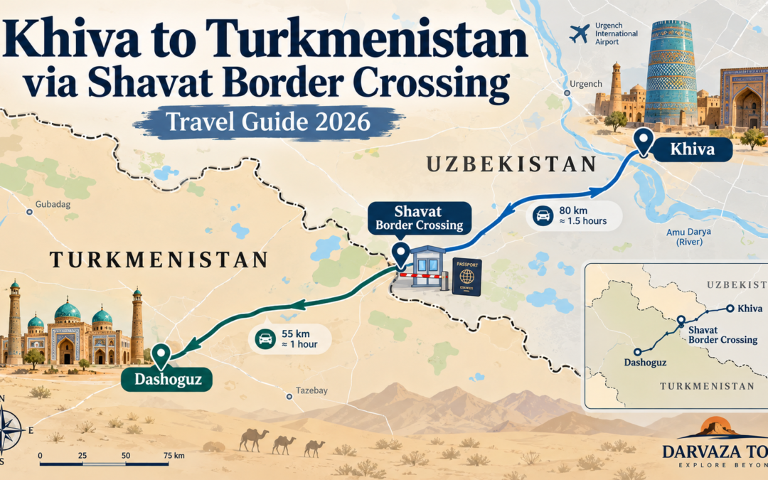 Khiva to Turkmenistan via Shavat Border: Complete Travel Guide 2026